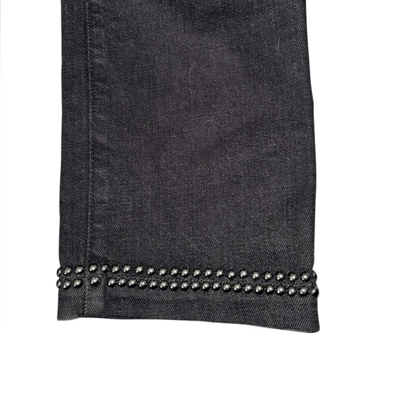 Frame Women’s Le High Straight leg Studded Black Jeans Size 29 - Picture 7 of 7